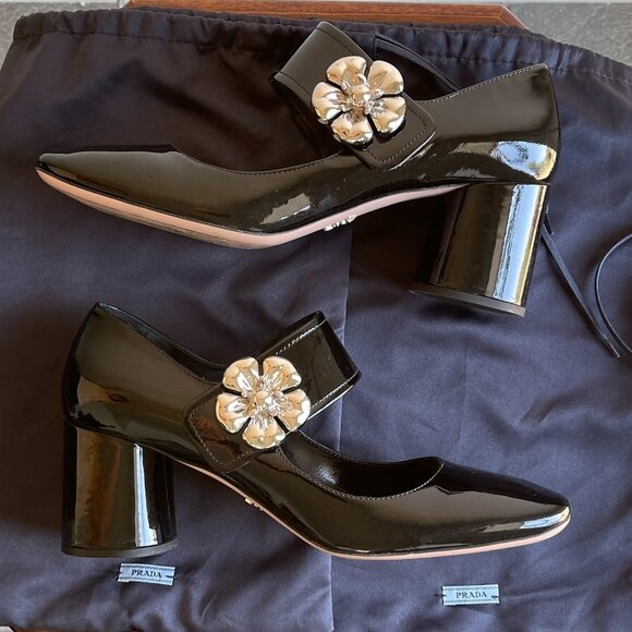 Prada Mary Jane Pump - Picture 1 of 10